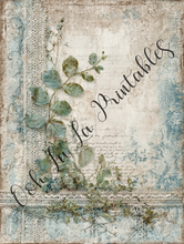 Load image into Gallery viewer, Blue Toile Bundle- Ooh La La Digital Printables