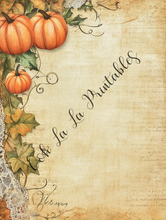 Load image into Gallery viewer, White &amp; Orange Pumpkins Bundle- Ooh La La Digital Printables