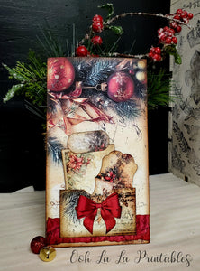 Evergreen Christmas Folio ~handcrafted~