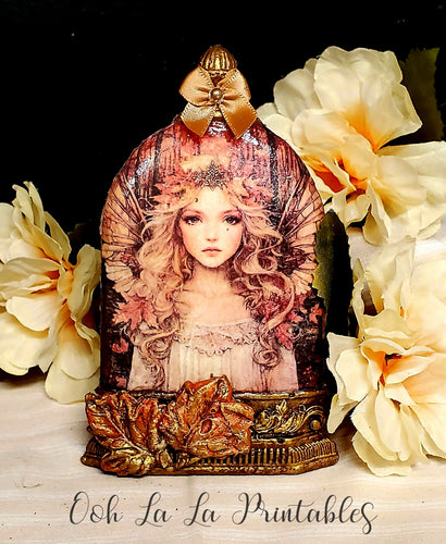 Gentle Autumn Fairy Cloche