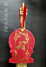 Load image into Gallery viewer, Santa Snowglobe Ornament ~handcrafted~