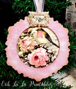 Joy Ornament ~handcrafted~