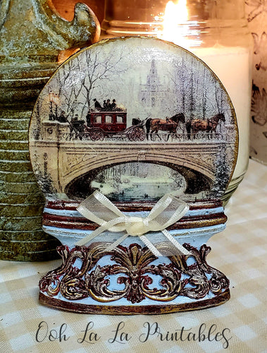 Snow Globe Ornament