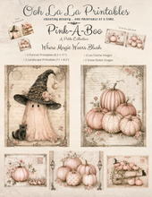 Load image into Gallery viewer, Pink-A-Boo Petite Collection- Ooh La La Printables