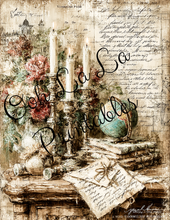 Load image into Gallery viewer, Romantic Vintage Study-       Ooh La La Printables