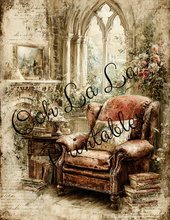 Load image into Gallery viewer, Romantic Vintage Study-       Ooh La La Printables
