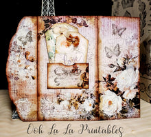 Load image into Gallery viewer, White Rose Folio ~handcrafted~