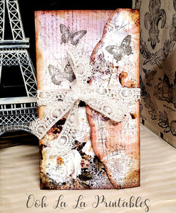 White Rose Folio ~handcrafted~