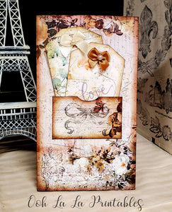 White Rose Folio ~handcrafted~