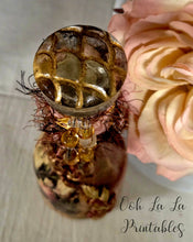 Load image into Gallery viewer, Ooh La La Altered Bottle~ Happy Easter~ handcrafted