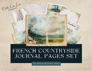 French Countryside Journal Set- Ooh La La Digital Printables