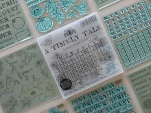 Load image into Gallery viewer, A Timely Tale 6x6 IOD Stamp