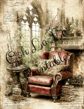 Load image into Gallery viewer, Romantic Vintage Study-       Ooh La La Printables