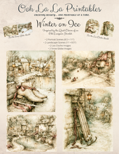 Load image into Gallery viewer, Winter On Ice- A Petite Collection- Ooh La La Printables