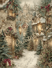 Load image into Gallery viewer, Yuletide Castle- Ooh La La Printables