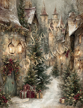 Load image into Gallery viewer, Yuletide Castle- Ooh La La Printables