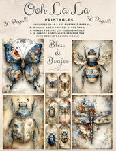 Load image into Gallery viewer, Bleu &amp; Boujee- Ooh La La Printables