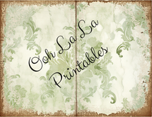 Load image into Gallery viewer, White Botanical Journal- Ooh La La Printables