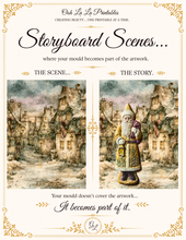 Load image into Gallery viewer, Cranberry Noel Belsnickle Storybook Scenes- Ooh La La Printables