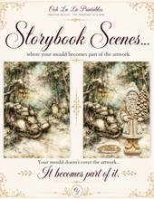 Load image into Gallery viewer, Cranberry Noel Belsnickle Storybook Scenes- Ooh La La Printables