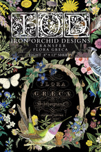 Load image into Gallery viewer, 2026 Spring Collection FLORA GRECA 8X12 Iron Orchid Transfer