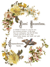 Load image into Gallery viewer, Flowers by the Poets IOD Transfer 12x16 Pad- 8 Pages Summer 2026