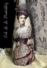 Load image into Gallery viewer, Ooh La La Altered Bottle "Victorian Grace"