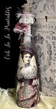 Load image into Gallery viewer, Ooh La La Altered Bottle "Victorian Grace"
