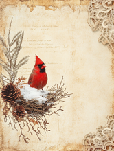 Load image into Gallery viewer, Christmas Florals &amp; Cardinals (Soft)- Ooh La La Printables