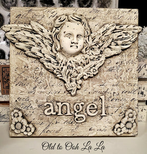ANGEL 8x8 Wall Art HANDCRAFTED