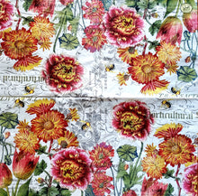 Load image into Gallery viewer, NAPKINS FOR DECOUPAGE~BEE &amp; BLOSSOMS~SET OF 4~6X6