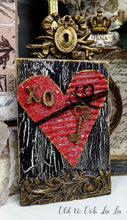 Load image into Gallery viewer, KEY TO MY HEART SHELF SITTER HANDCRAFTED