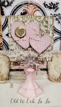 Load image into Gallery viewer, ROMANTIC HEARTS STATUETTE- REVERSIBLE- HANDCRAFTED