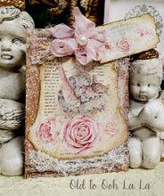 Load image into Gallery viewer, BUNNIES &amp; ROSES TAG HANDCRAFTED